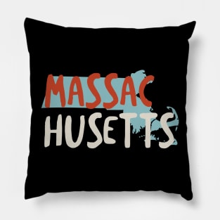 State of Massachusetts Pillow