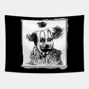 Clown Portrait Tapestry