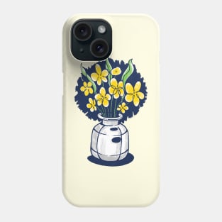 Yellow Flower Vase Phone Case