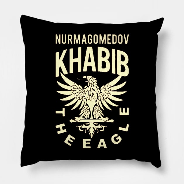 Khabibthe eagle Pillow by The Rocket Podcast