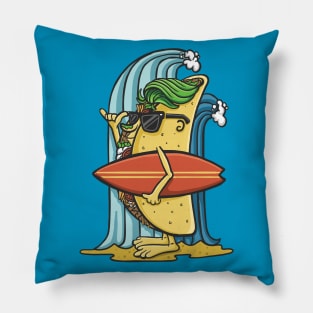 Surf Taco Dude Pillow