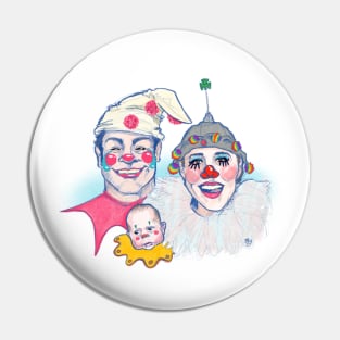 Clown Family Pin