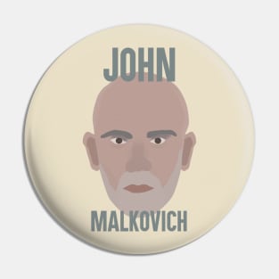 John Malkovich Head Pin