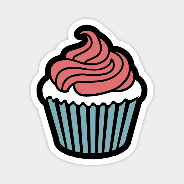 Cupcake Magnet by Designzz