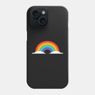 RAINBOW WITH CLOUDS Phone Case