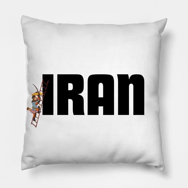 LOVE IRAN - Persian (iran) design Pillow by Elbenj