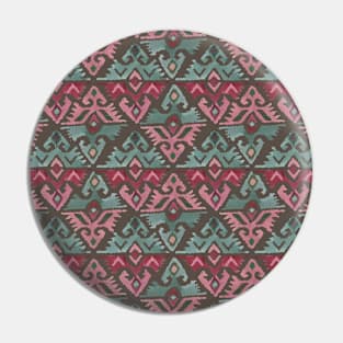 Ethnic geometric carpet Pin