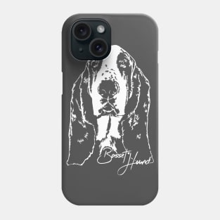 Basset Hound lover dog portrait Phone Case