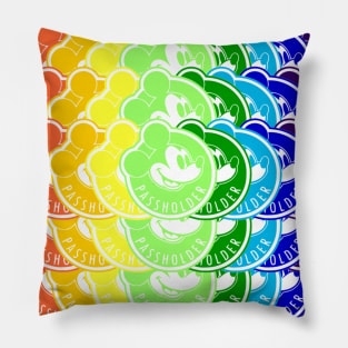 passholder magnet rainbow Pillow