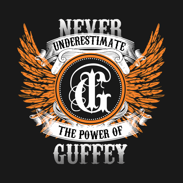 Guffey Name Shirt Never Underestimate The Power Of Guffey by Nikkyta