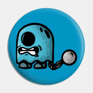 prisoner ghost blue Pin