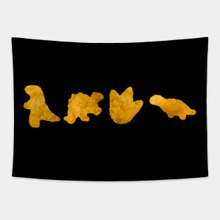 Dinosaur Chicken Nuggets Tapestry