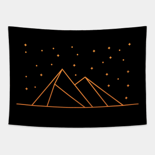 Minimal Mountain Tapestry