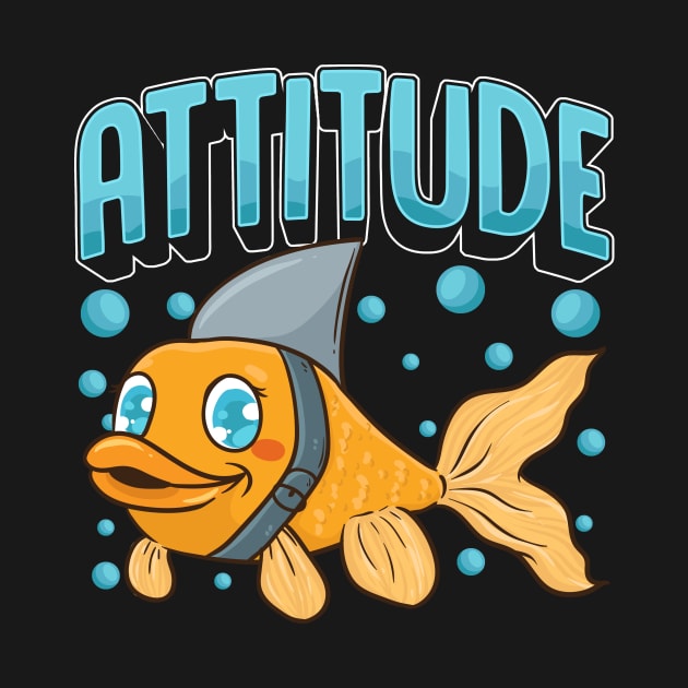 Attitude Of A Shark Funny Self Confidence Pun by theperfectpresents