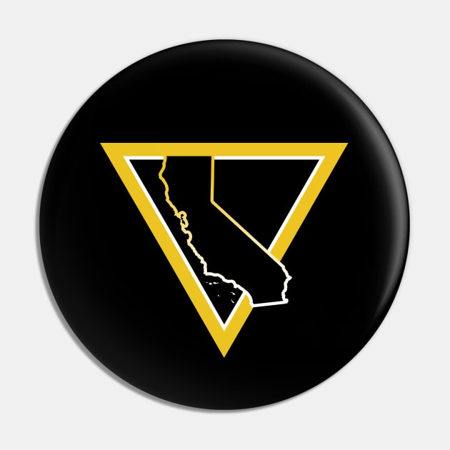california triangle Pin by LeapDaze