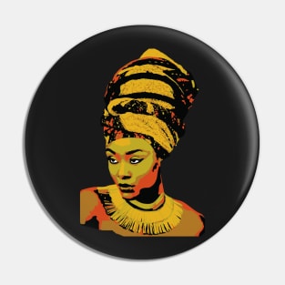 African beauty Pin