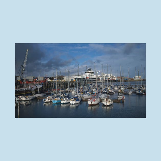 The Marina at Blyth South Harbour, Northumberland by Violaman