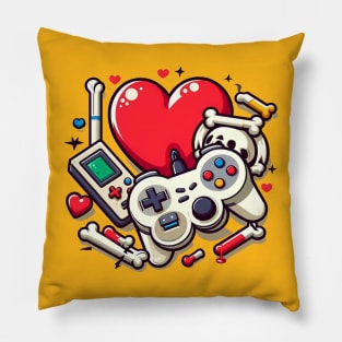 i love game boy Pillow