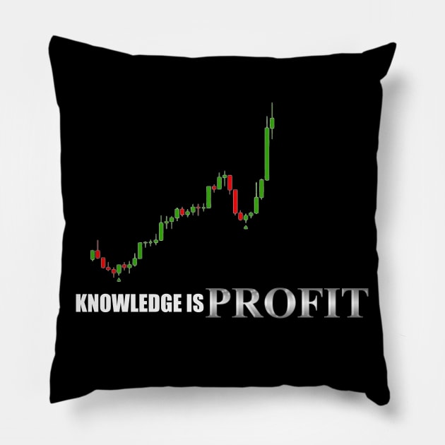 Forex Knowledge is Profit Pillow by Proway Design