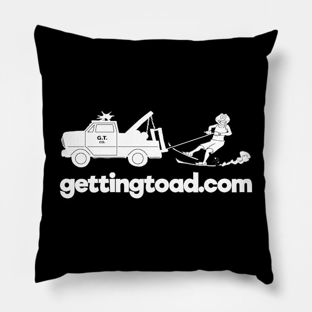 GettingToad.com Pillow by King Stone Designs