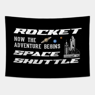 Rocket Space Shuttle Space Adventure Tapestry