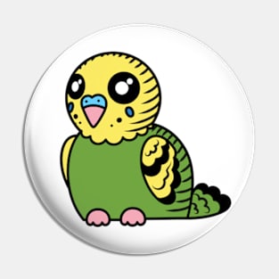 Olive Budgie Pin