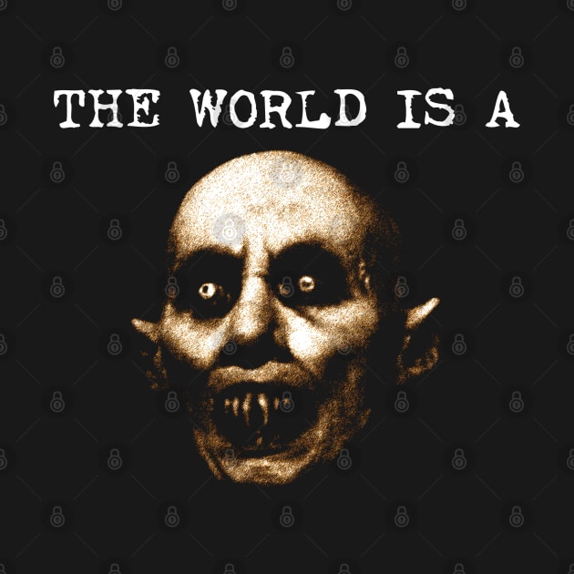 Nosferatu cult film creepy vampire horror shirt by SOpunk