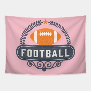 Football Lover's Decorative Football Logo Tapestry