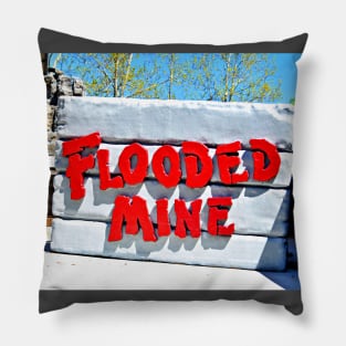 Flooded Mine #2 Pillow