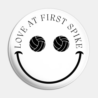 Volleyball - love at first spike Pin