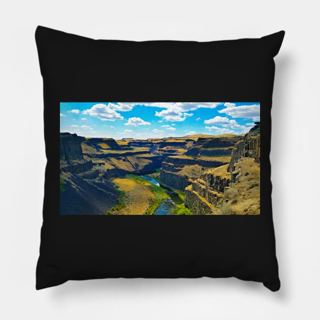 Palouse Falls State Park Pillow by kchase