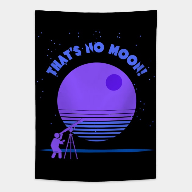 Abstract Astronomy That's No Moon! Tapestry by Smagnaferous