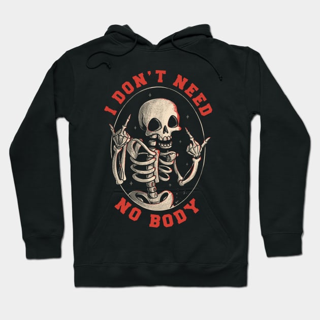 Funny Skull' Unisex Hoodie