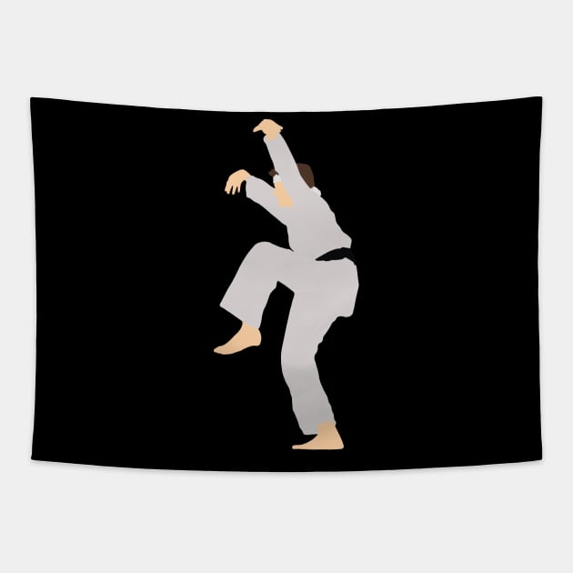 Crane Kick Tapestry by FutureSpaceDesigns