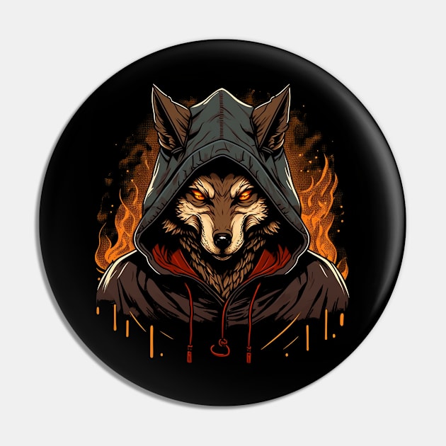 wolf Pin by Nature