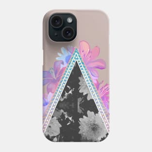 floral triangle Phone Case