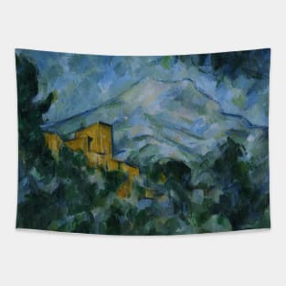 Mont Sainte-Victoire and Chateau Noir by Paul Cezanne Tapestry