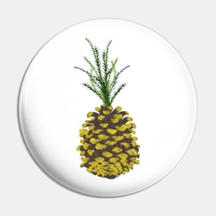 Pine Cone Pineapple Pin