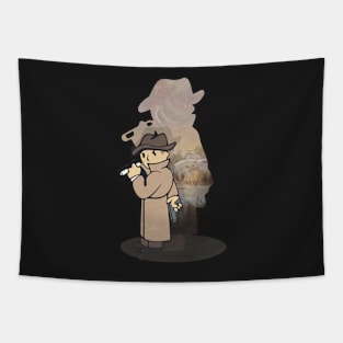 Fallout the Mysterious Stranger Tapestry