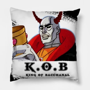 King of Bacchanal Pillow