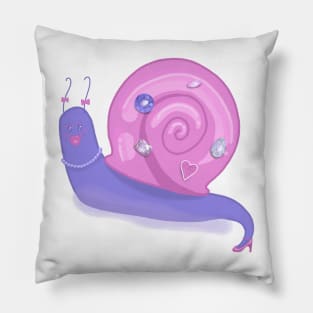 Fancy Snail Pillow