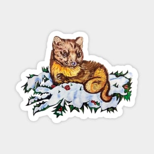 Pine Marten Magnet