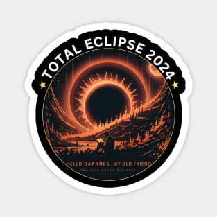 TOTAL ECLIPSE READING BOOKS BY THE RIVER 2024 Magnet