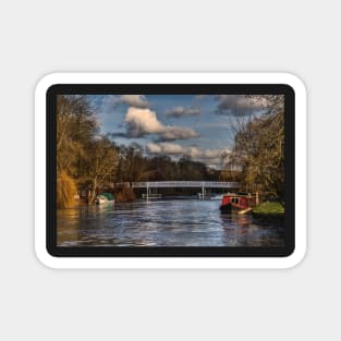 Below The Weir at Pangbourne Magnet