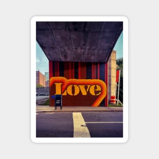 Love Street Art Graffiti Dumbo Brooklyn NYC Magnet