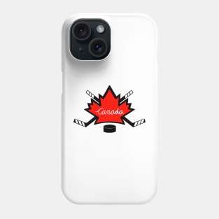 Canadian Pride, Hockey Player I Love Canada Phone Case