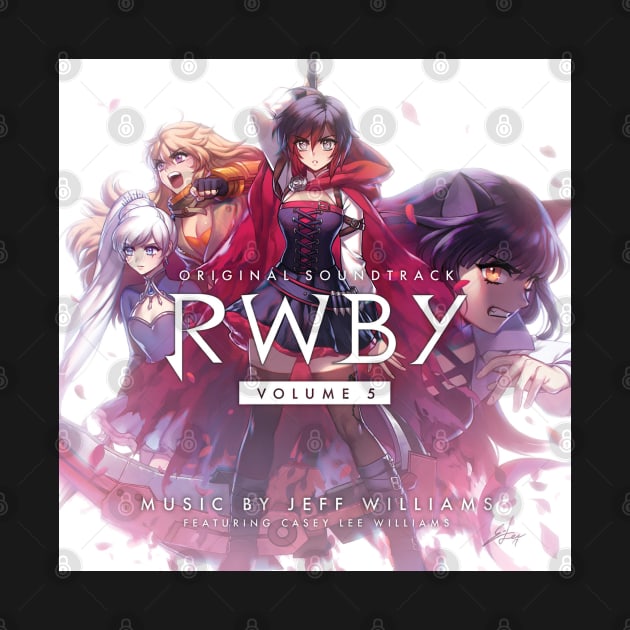 RWBY - Volume 5 OST Album Cover by indieICDtea