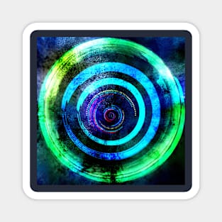 Concentric Circles - Abstract Design Magnet