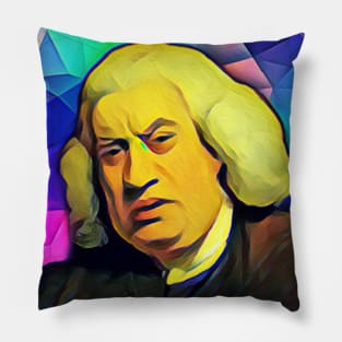 Samuel Johnson Colourful Portrait | Samuel Johnson Artwork 7 Pillow