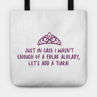 The Princess Diaries Tiara Quote Tote